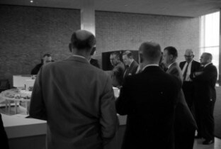World's Fair Display with Walt Disney and Henry Ford II